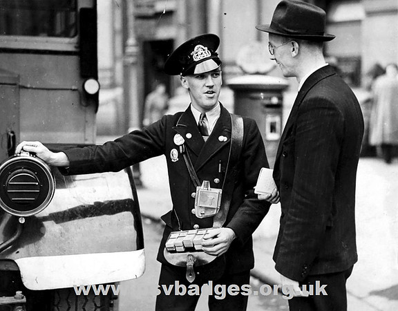 MM 2546 Glasgow Corporation Conductor. A World War 2 image.