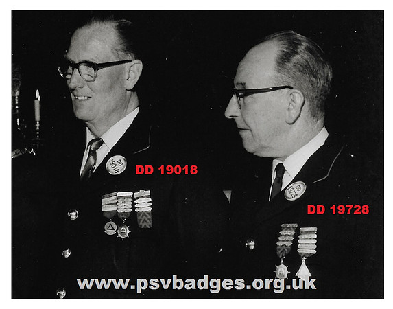 DD 19018 and DD 19728 Midland Red Drivers Long Service awards.