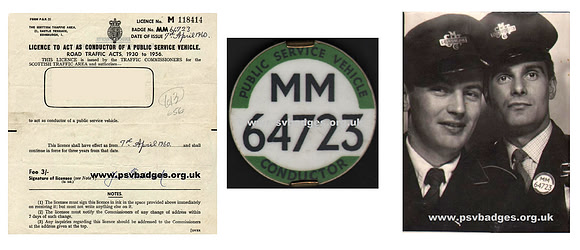 MM 64723 Conductor Magnus Fladmark Scottish Omnibuses Edinburgh - collage.