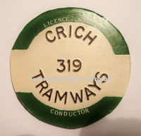Crich Tramways Conductor 319. Licence No 167
