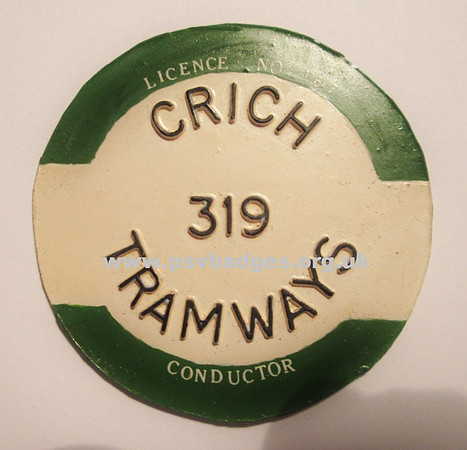 Crich Tramways Conductor 319. Licence No 167