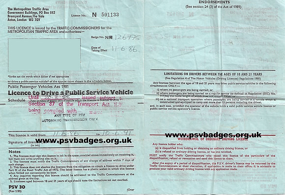 N 126775 Note the age restriction for 18 to 21 year olds, and when the licence becomes a Full one