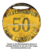 Wolverhampton Tram Conductor 50