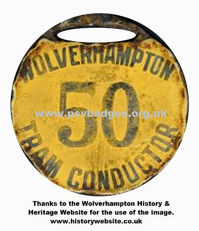 Wolverhampton Tram Conductor 50