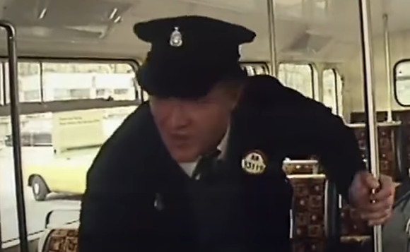 BB 53119 Huddersfield Corporation Driver. Note cap badge.
