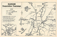 Oldham Corporation Tramway Map