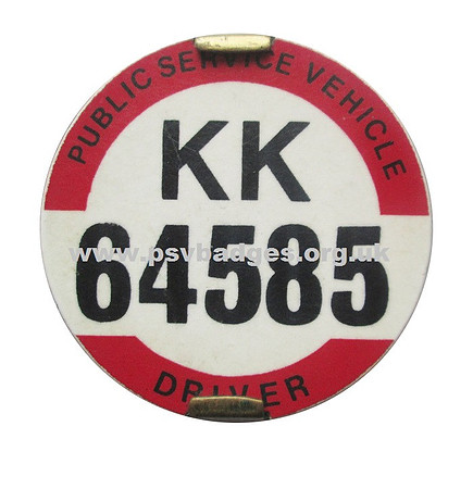KK 64585 Thick Print dark red border.