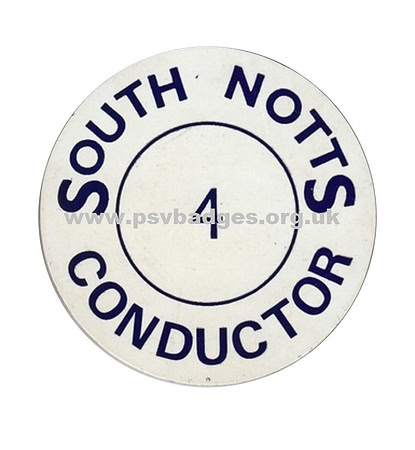 South Notts Bus Company Conductor No.4