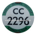 CC CONDUCTORS BADGES NORTH WESTERN TRAFFIC AREA