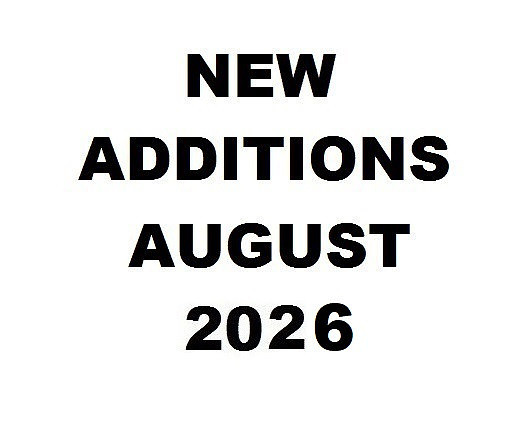 New Additions August 2026