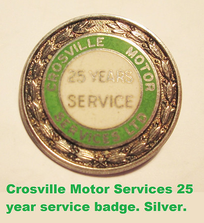 Crosville Motor Services 25 year service badge - Copy