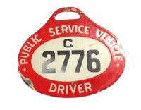 C 2776 Enamel Hanging badge from the North Western Traffic Area