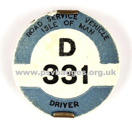D 331 Road Service Vehicle Isle of Man Driver