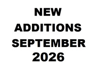 New Additions September 2026