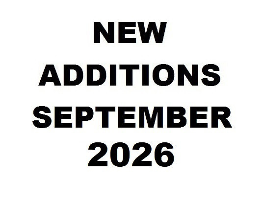 New Additions September 2026