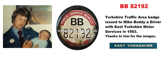 BB 82192 1983 issue to Mike Boddy East Yorkshire.