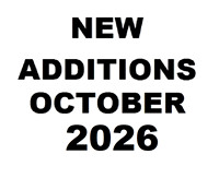 New Additions October 2026