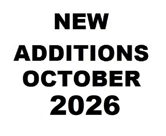 New Additions October 2026