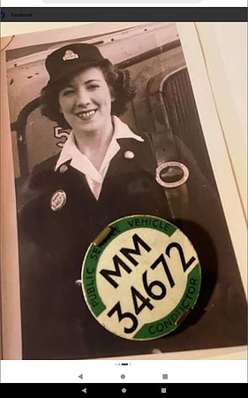MM 34672 Glasgow Corporation Transport Conductress.