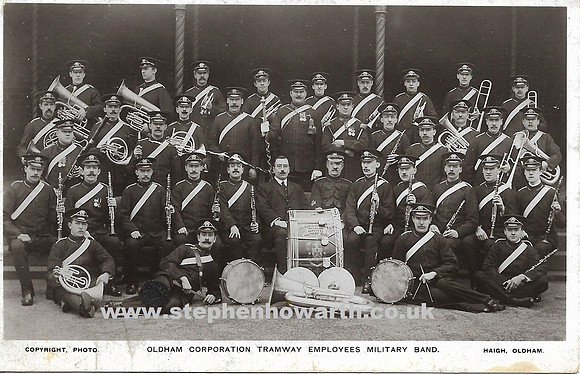 Oldham Corporation Tramways Employees Band.