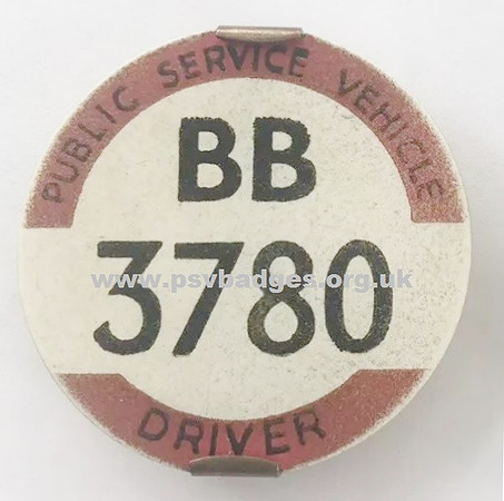 BB 3780 Early issue badge 1935/6