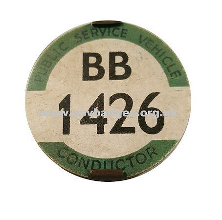 BB 1426 Early issue badge. One of the first ones issued in 1935.