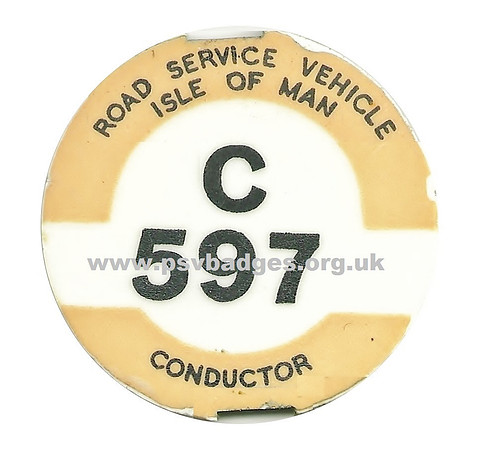 C 597 Road Service Vehicle Isle of Man -Conductor