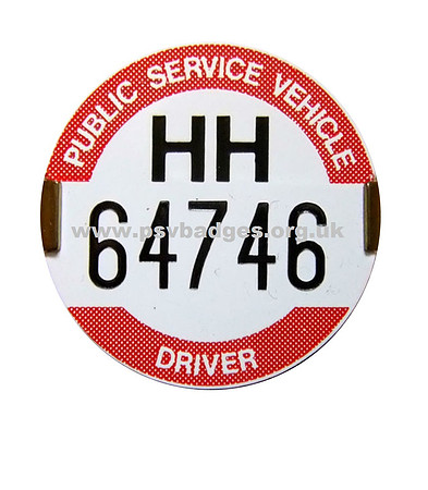HH 64746 Plastic embossed style. Palindromic number.