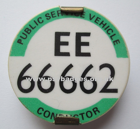 EE 66662 My badge issued on 28th November 1977. Replacement for BB 104183