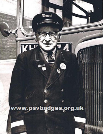 AA 6109 United Automobile Services Driver. Note the 21 year service badge on his right lapel.