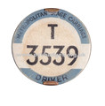 T DRIVERS BADGES METROPOLITAN STAGE CARRIAGE