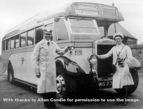 Alexander Bluebird crew Driver Geordie Robertson
