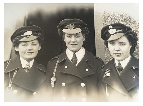 3 very smart Walter Alexander and Sons Conductresses
