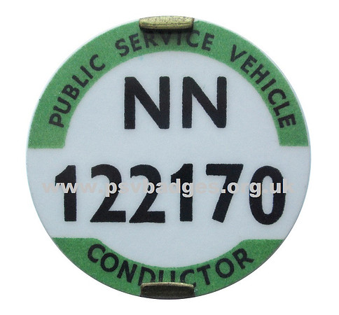 NN 122170 These double N badges were made in error and never issued.