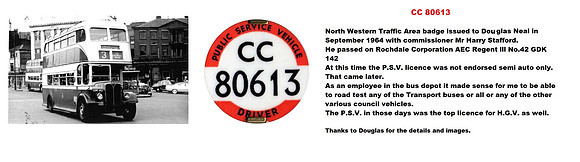 CC 80613 issued to Douglas Neal in Sept 1964
