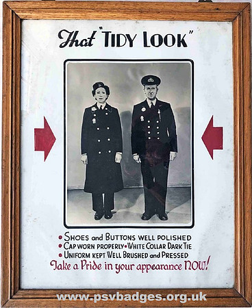 Glasgow Corporation Transport Staff Poster. THAT 'TIDY LOOK'