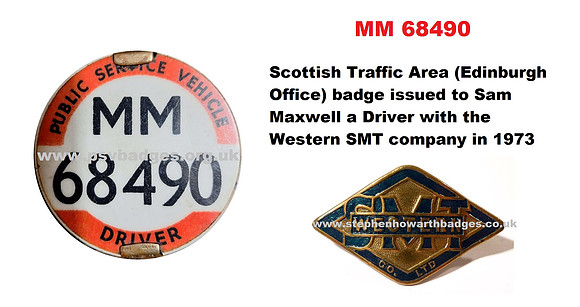 MM 68490 Sam Maxwell Western SMT issued in 1973