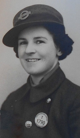 T 1790 London Transport Trolleybus/Tram Conductress.
