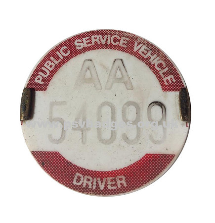 AA 54099 A very faded badge