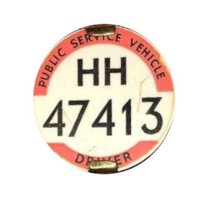 HH 47413 One of the last Granby badges issued.