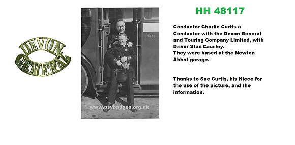 HH 48117 Devon General Conductor Charlie Curtis