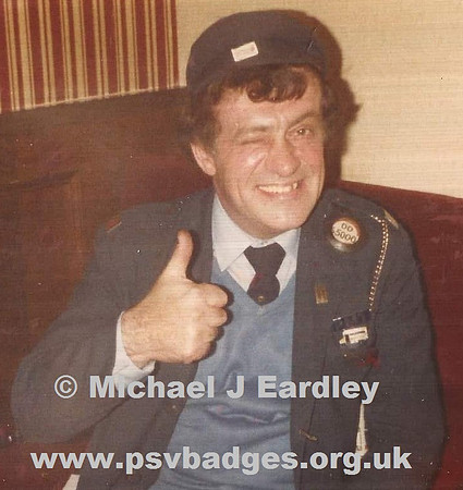 DD 65000 A nice badge number. Geoff Wilbraham, a long time employee of PMT.