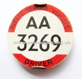 AA DRIVERS BADGES NORTHERN TRAFFIC AREA
