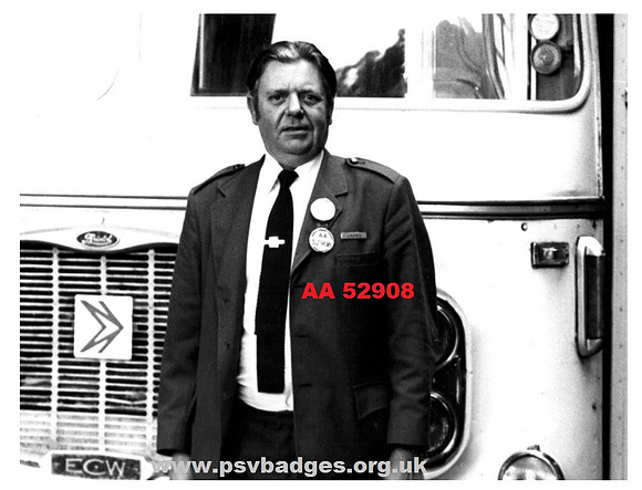AA 52908 United Automobile services Driver Gordon Pope Alnwick Driver.