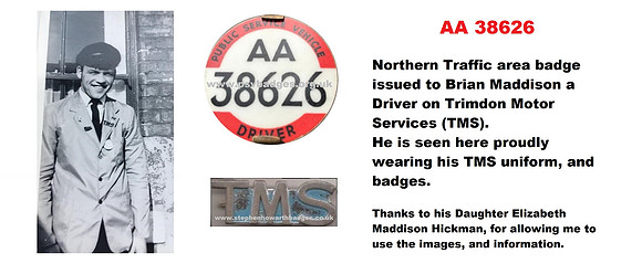 AA 38626 Driver Brian Maddison of the TMS