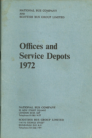 Depot Directory 1972 - 50 years old