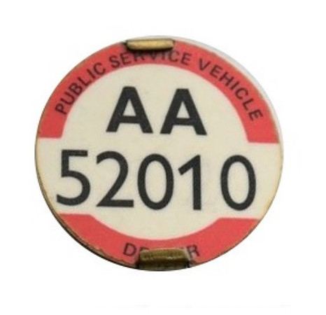 AA 52010 Light red border with Gil Sans font