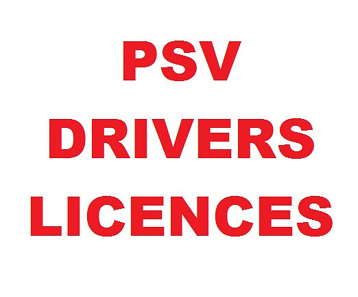 PSV DRIVERS LICENCES