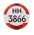 HH DRIVERS BADGES WESTERN TRAFFIC AREA