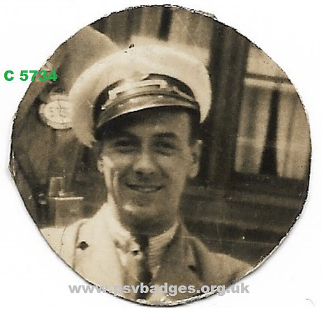 C 5734 North Western RCC Conductor hanging badge Note the Drivers none underlined cap badge.